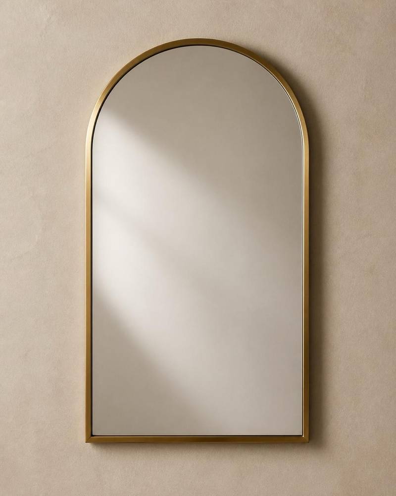Зеркало Orbit Brass